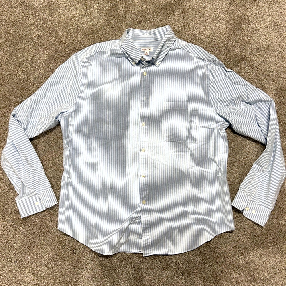 Merona Men’s Long Sleeve Button Down